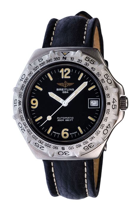 breitling a10096|Mens Breitling A10096 Automatic 1884 Colt Wristwatch with Box .